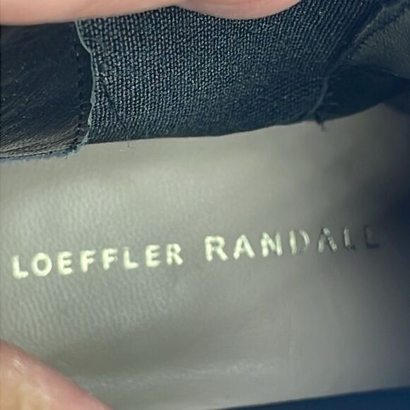 (F) Loeffler Randall Nellie 7 women's ankle boots, brown calf hai leopard print - Picture 5 of 12